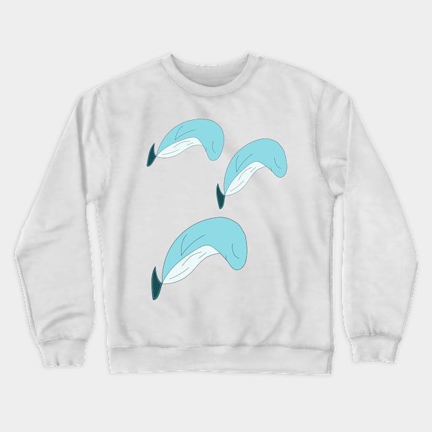 WHALES Crewneck Sweatshirt by mycko_design